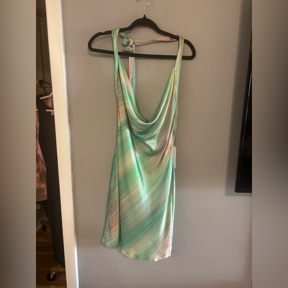 Silk Roads by Adriana Iglesias Esther Dress in Space Silk Size Large NWT - Picture 4 of 8